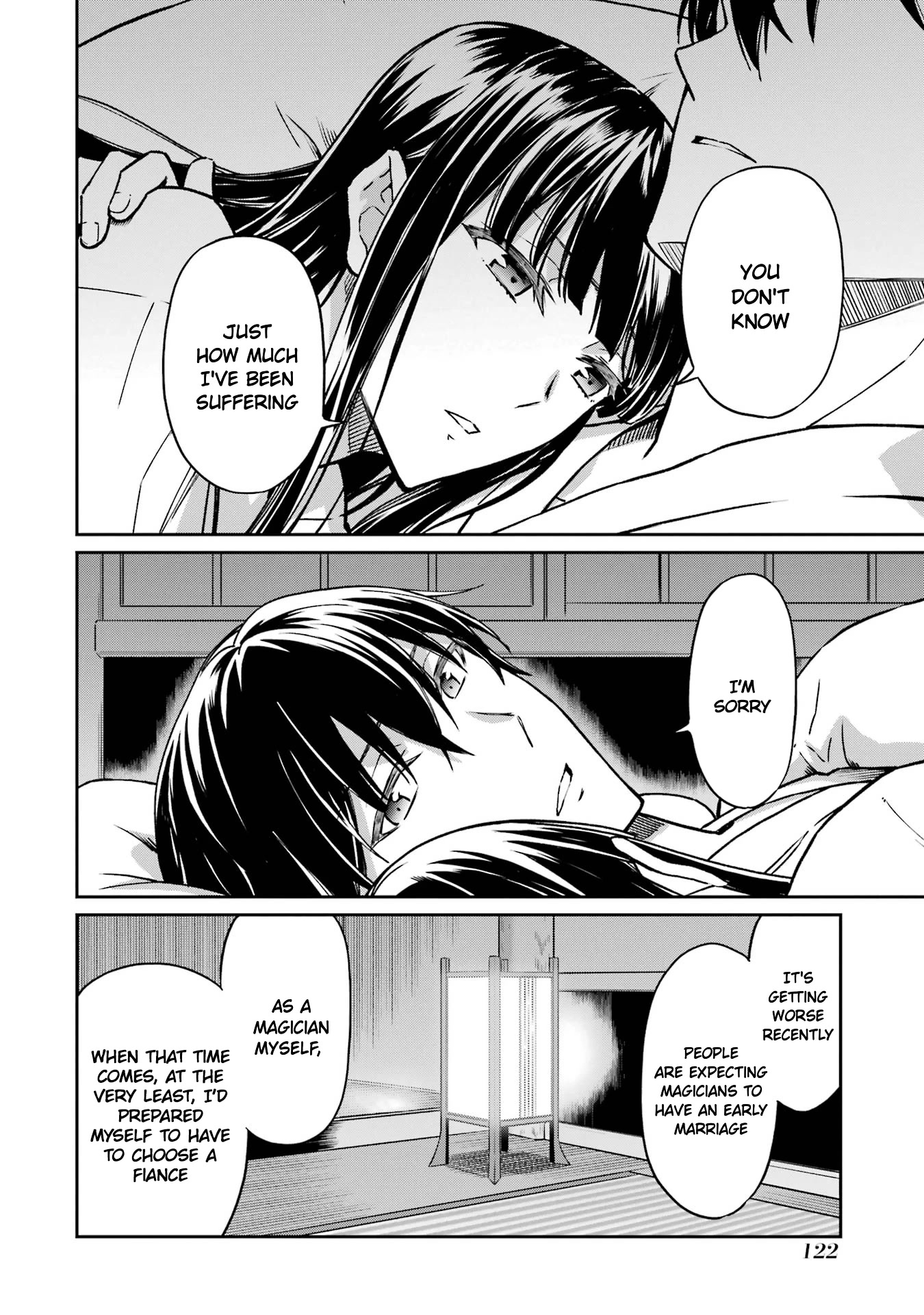 Mahouka Koukou no Rettousei - Yotsuba Keishou-hen Chapter 24 page 8 - Chapter 24: Love (2)