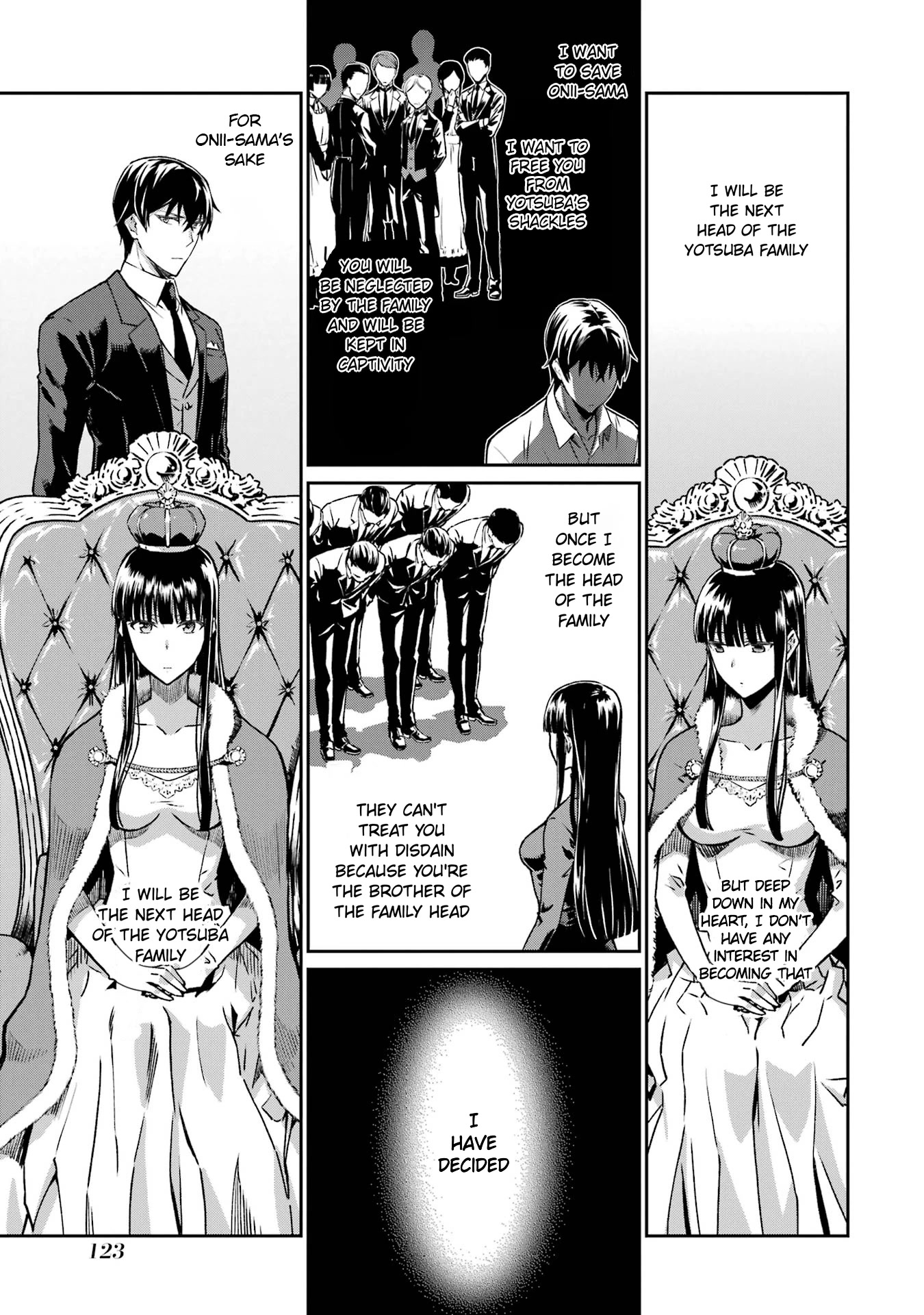 Mahouka Koukou no Rettousei - Yotsuba Keishou-hen Chapter 24 page 9 - Chapter 24: Love (2)