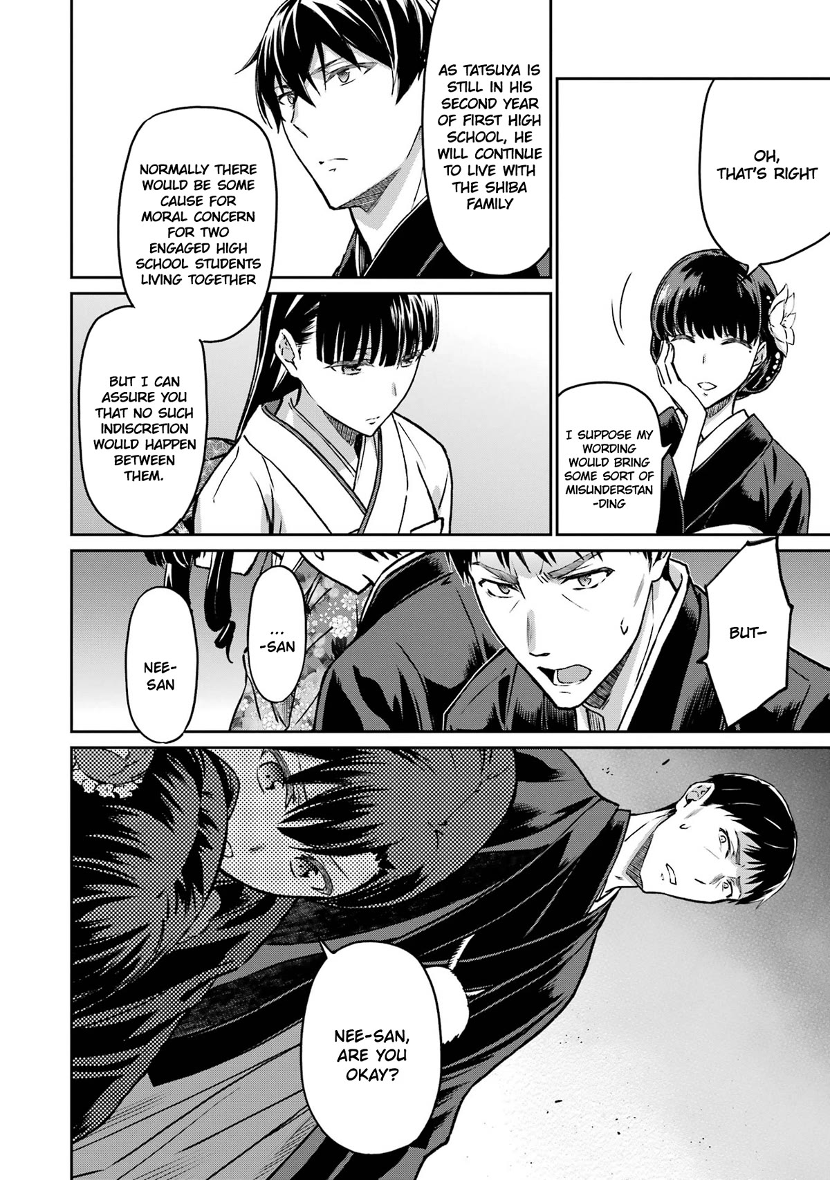 Mahouka Koukou no Rettousei - Yotsuba Keishou-hen Chapter 25 page 22 - Chapter 25: Announcement