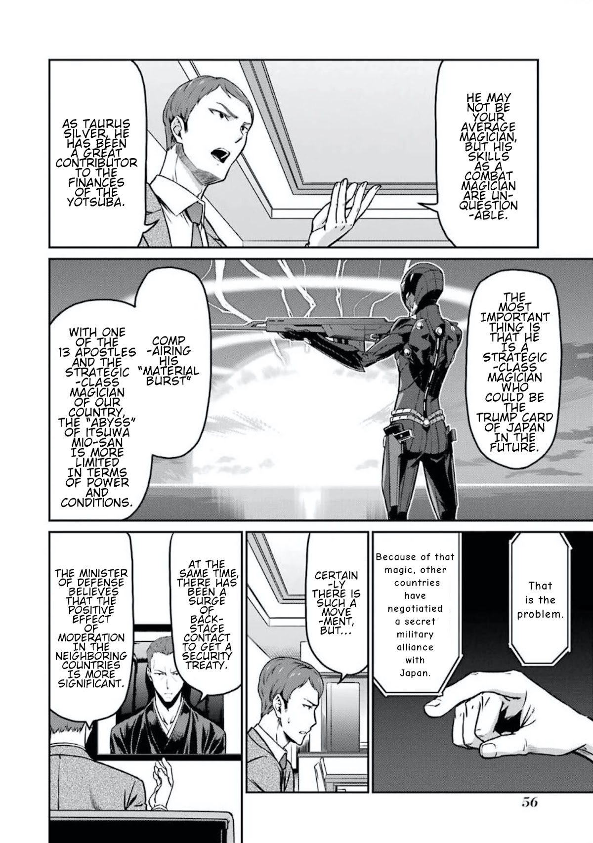 Mahouka Koukou no Rettousei - Yotsuba Keishou-hen Chapter 3 page 10 - Chapter 3: Conspiracy