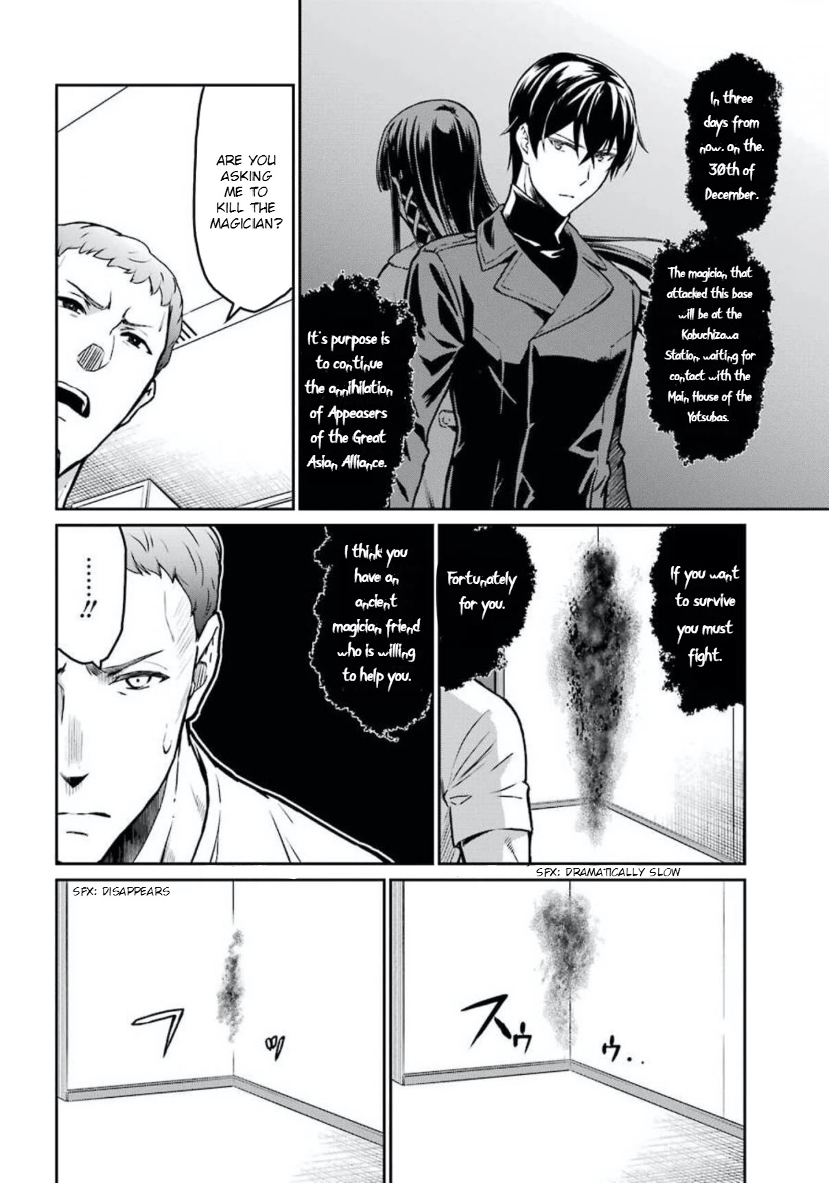 Mahouka Koukou no Rettousei - Yotsuba Keishou-hen Chapter 4 page 8 - Chapter 4: Induced to Stay (1)