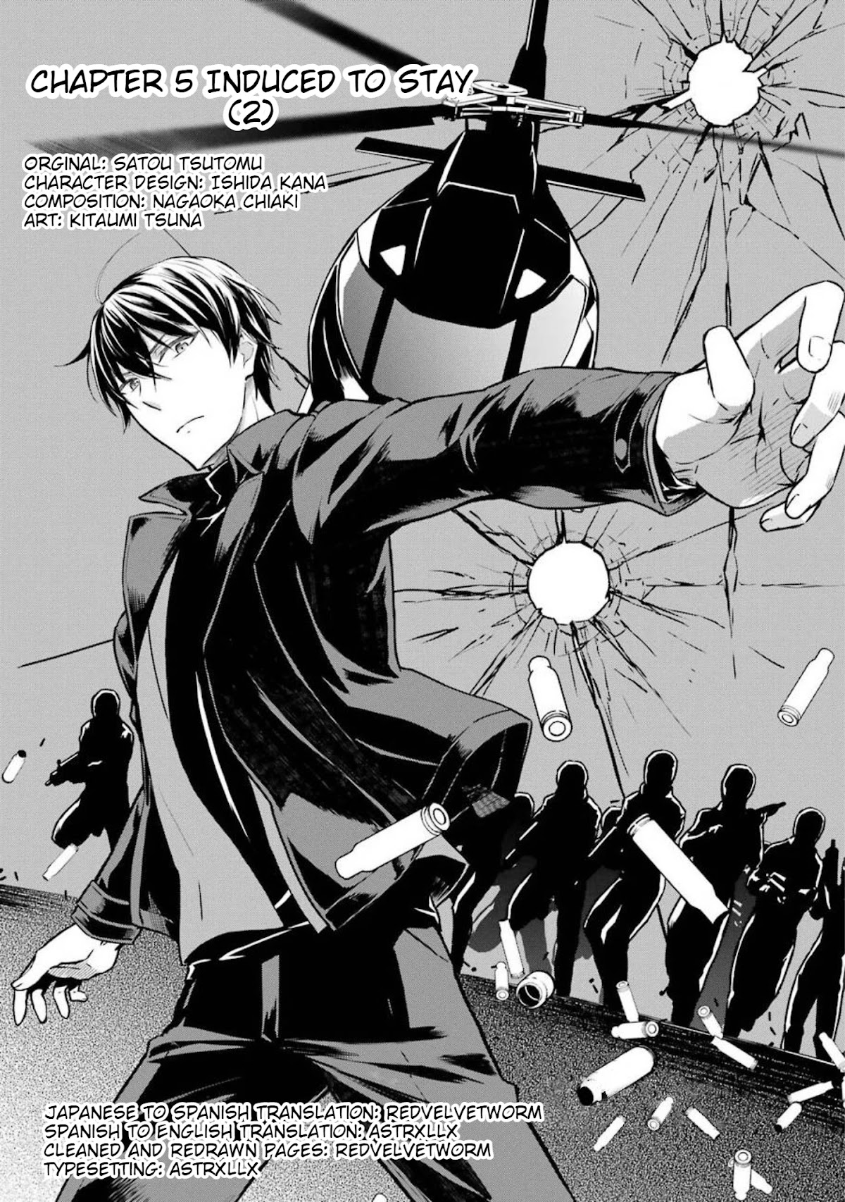 Mahouka Koukou no Rettousei - Yotsuba Keishou-hen Chapter 5 page 1 - Chapter 5: Induced to Stay (2)