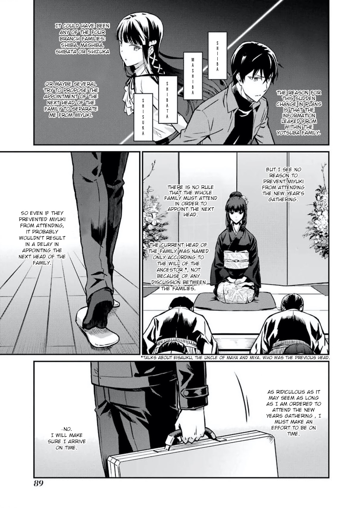 Mahouka Koukou no Rettousei - Yotsuba Keishou-hen Chapter 5 page 7 - Chapter 5: Induced to Stay (2)