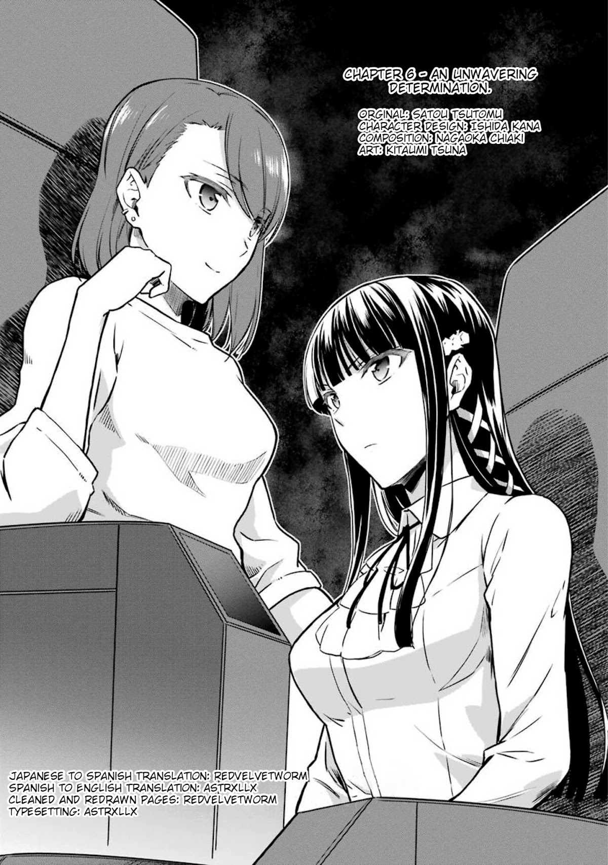Mahouka Koukou no Rettousei - Yotsuba Keishou-hen Chapter 6 page 1 - Chapter 6: An Unwavering Determination
