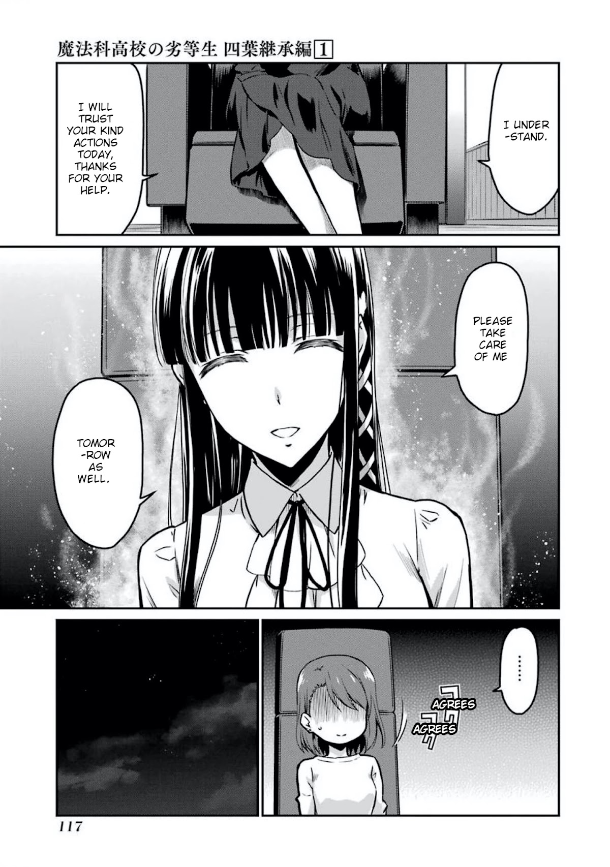 Mahouka Koukou no Rettousei - Yotsuba Keishou-hen Chapter 6 page 13 - Chapter 6: An Unwavering Determination