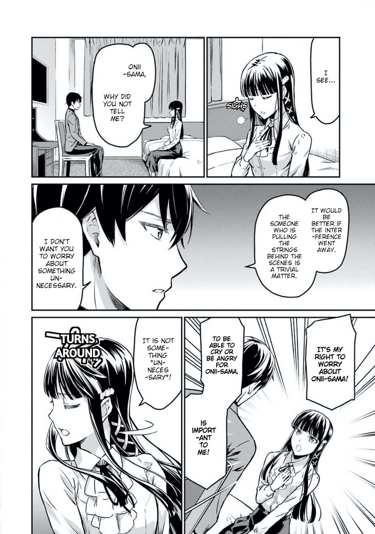 Mahouka Koukou no Rettousei - Yotsuba Keishou-hen Chapter 6 page 16 - Chapter 6: An Unwavering Determination