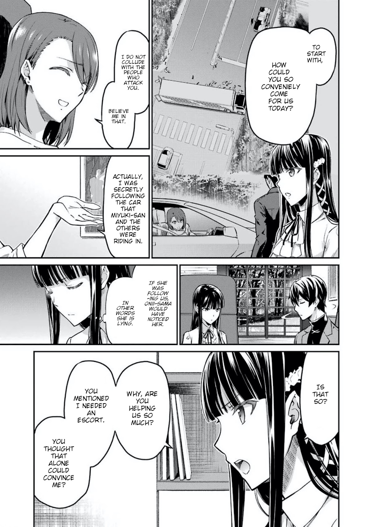 Mahouka Koukou no Rettousei - Yotsuba Keishou-hen Chapter 6 page 3 - Chapter 6: An Unwavering Determination