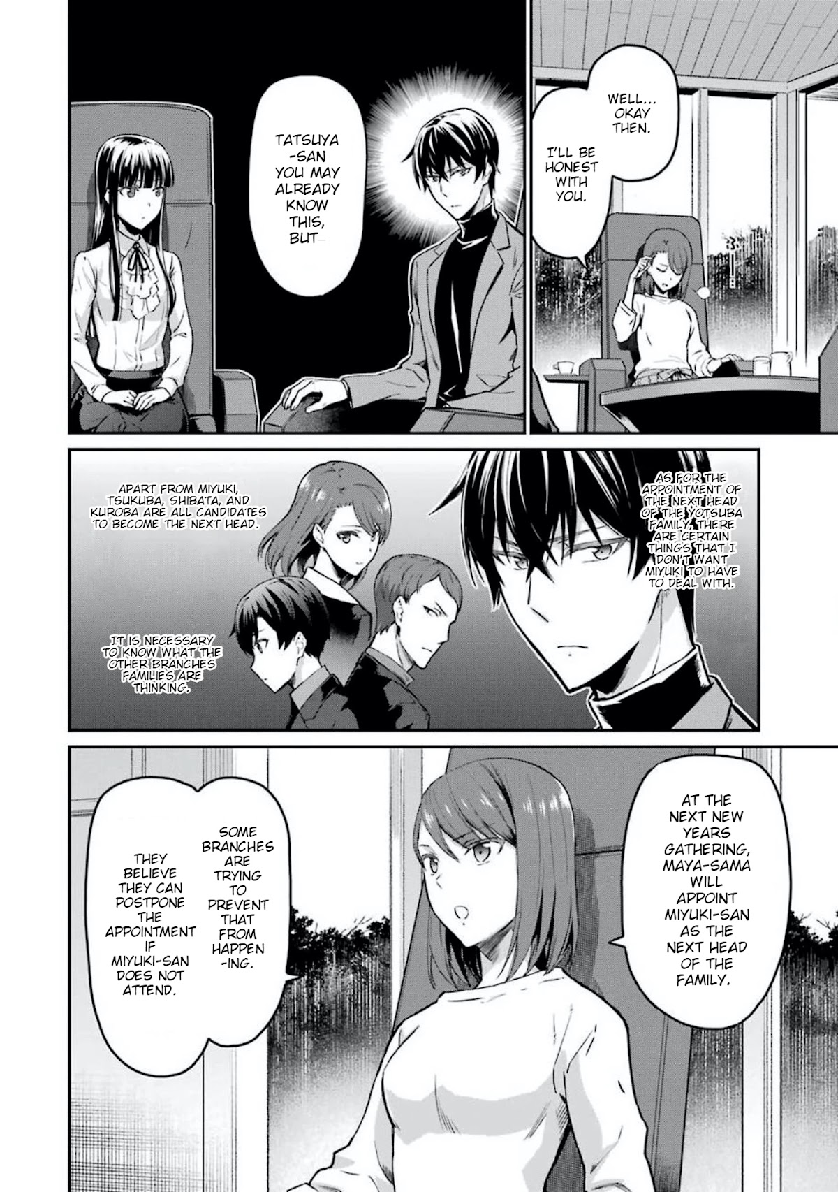 Mahouka Koukou no Rettousei - Yotsuba Keishou-hen Chapter 6 page 4 - Chapter 6: An Unwavering Determination