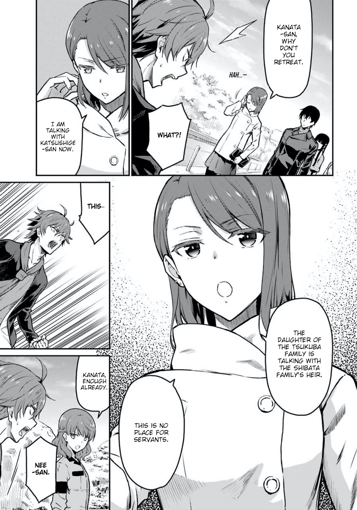Mahouka Koukou no Rettousei - Yotsuba Keishou-hen Chapter 8 page 5 - Chapter 8: Collision (1)