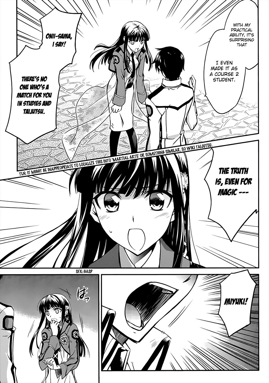Mahouka Koukou no Rettousei Chapter 1 page 20 - Chapter 1: Smart Little Sister, Dumb Big Brother