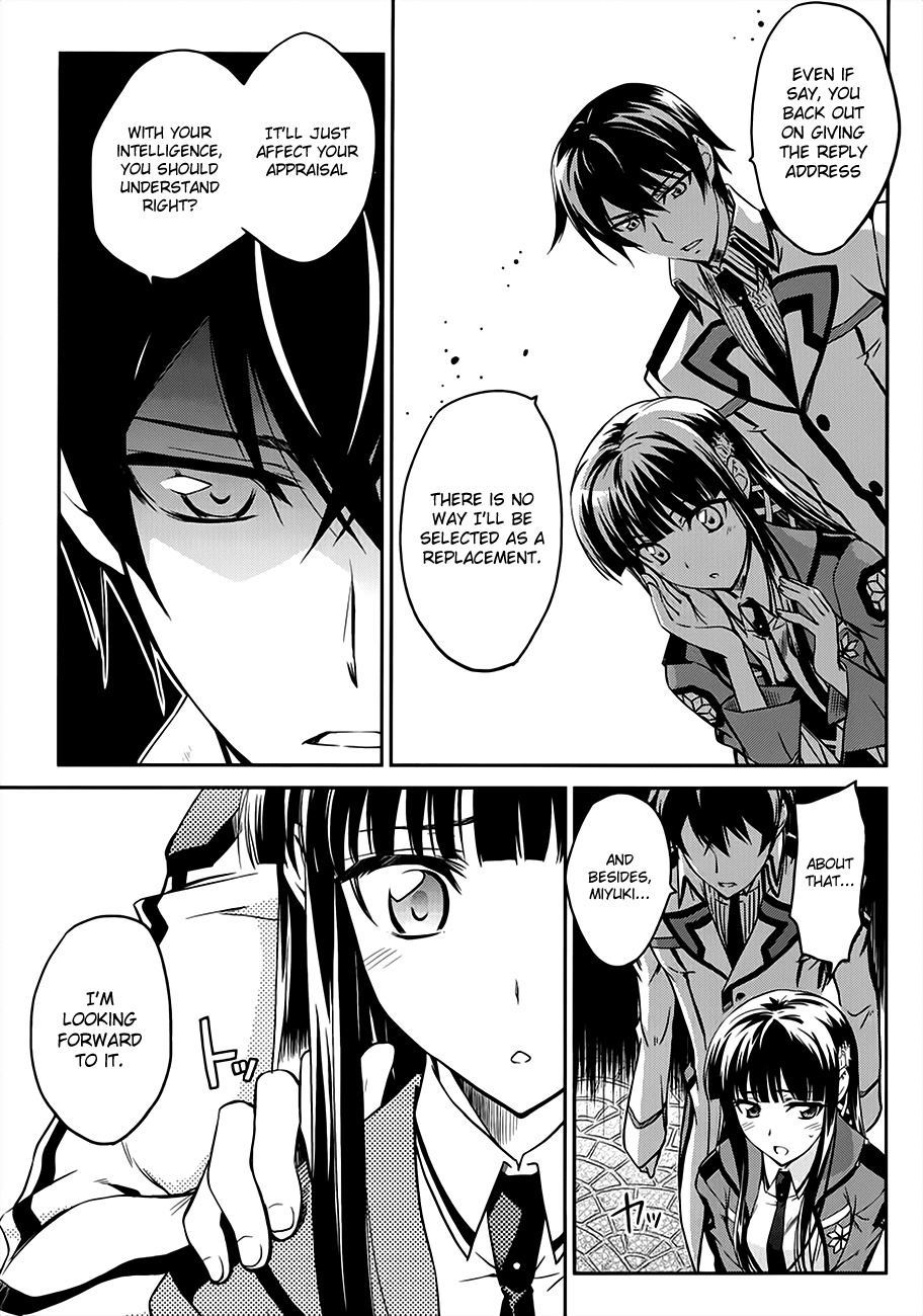 Mahouka Koukou no Rettousei Chapter 1 page 24 - Chapter 1: Smart Little Sister, Dumb Big Brother
