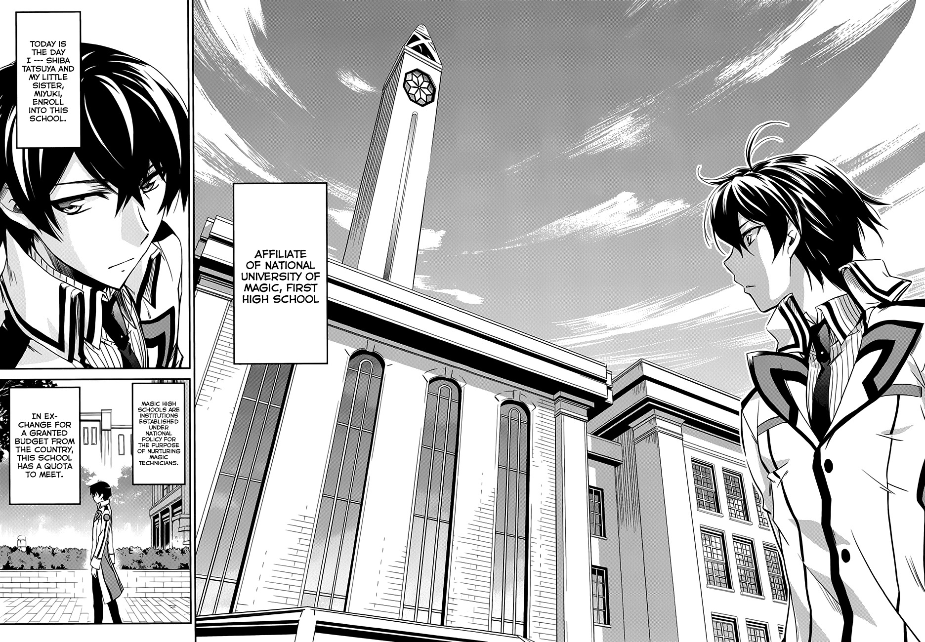 Mahouka Koukou no Rettousei Chapter 1 page 27 - Chapter 1: Smart Little Sister, Dumb Big Brother
