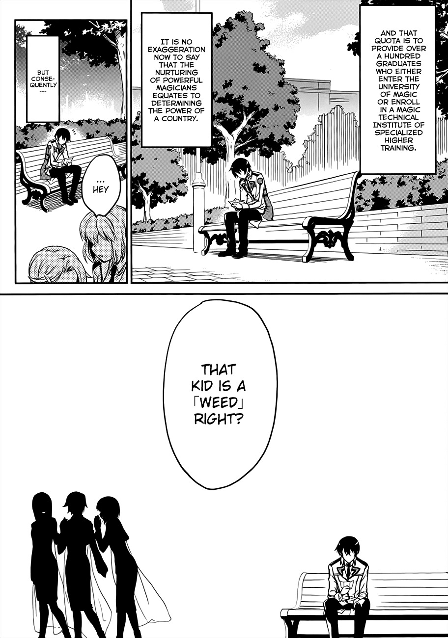 Mahouka Koukou no Rettousei Chapter 1 page 28 - Chapter 1: Smart Little Sister, Dumb Big Brother