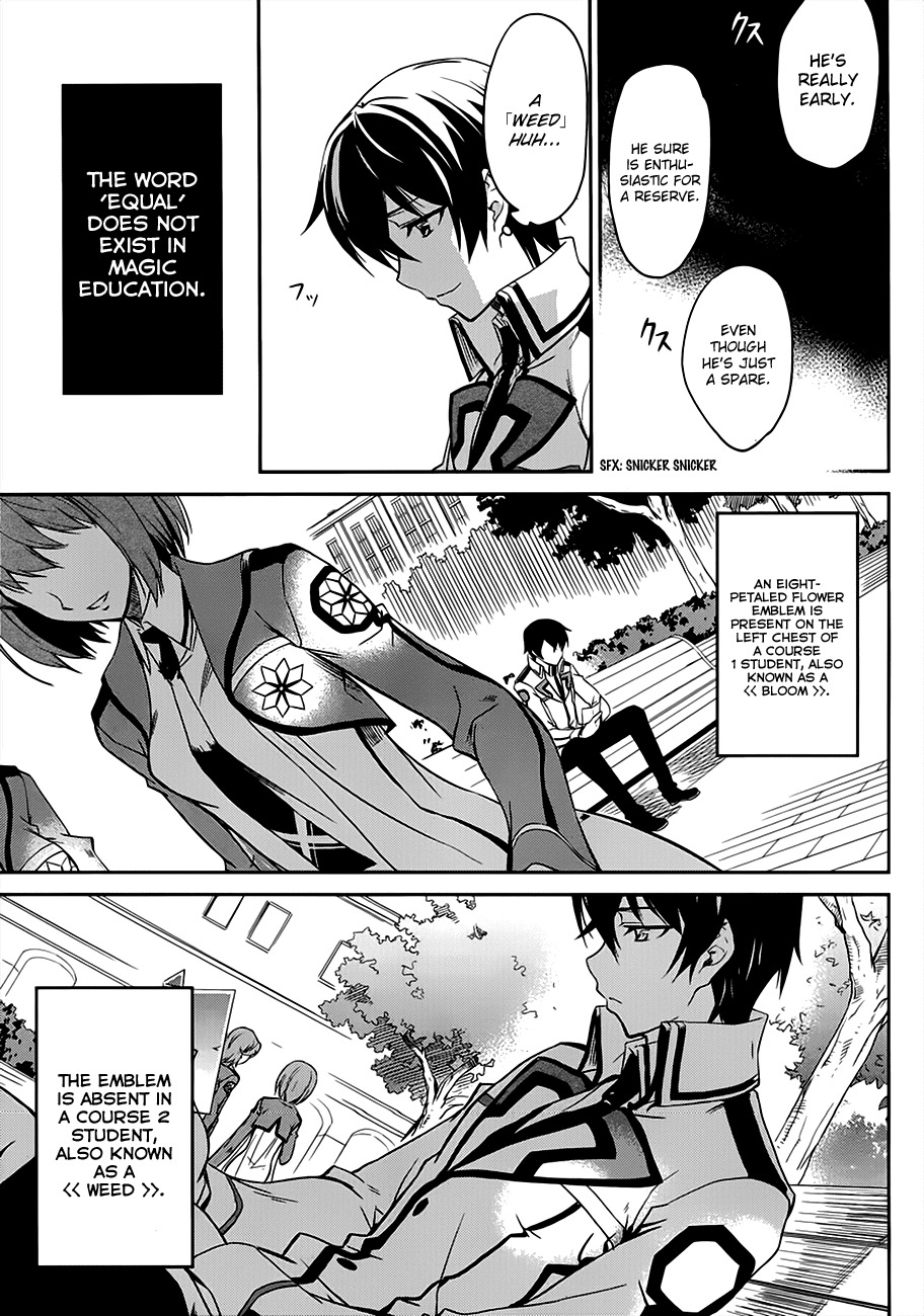Mahouka Koukou no Rettousei Chapter 1 page 29 - Chapter 1: Smart Little Sister, Dumb Big Brother