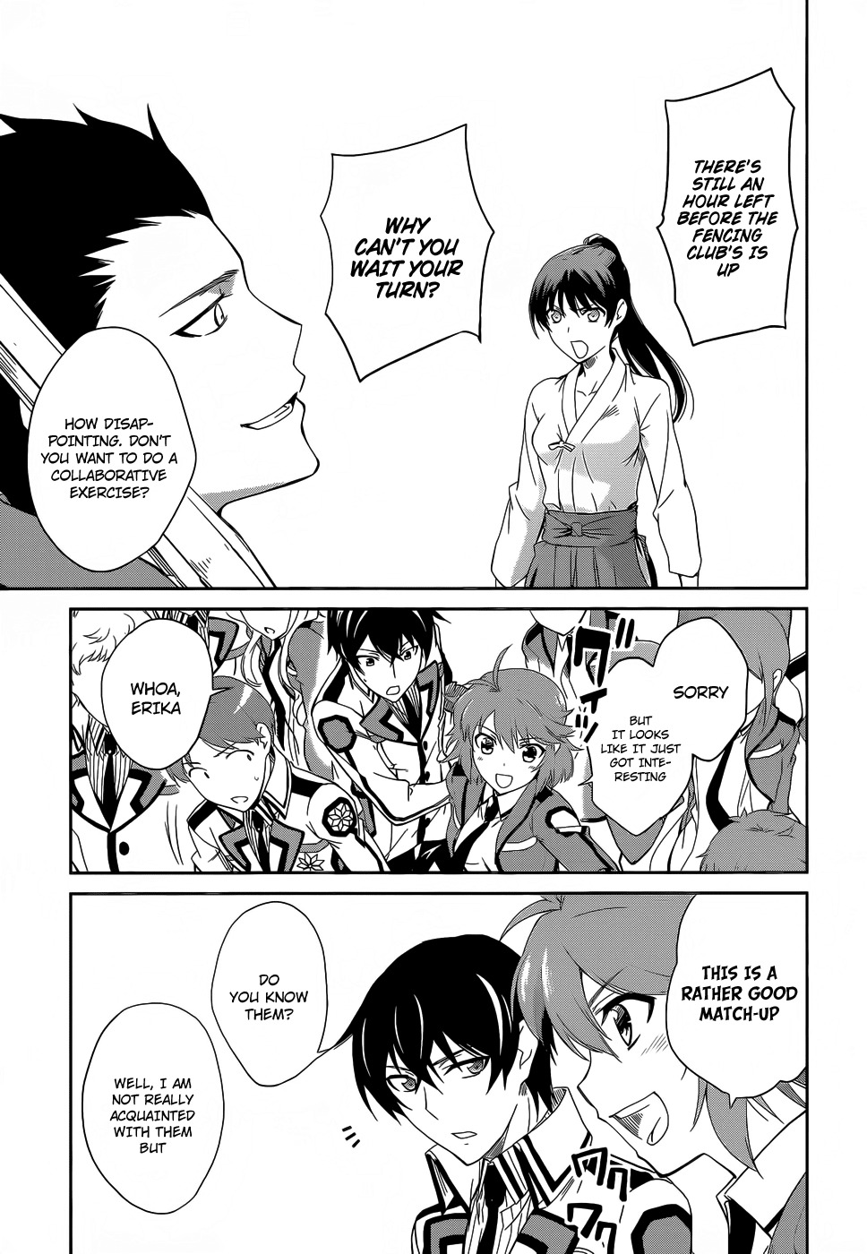 Mahouka Koukou no Rettousei Chapter 10 page 16 - Chapter 10: Trouble ≡ The Beginning, Part 1