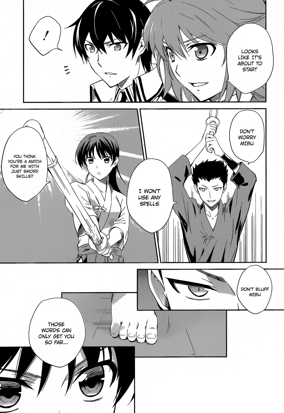 Mahouka Koukou no Rettousei Chapter 10 page 17 - Chapter 10: Trouble ≡ The Beginning, Part 1