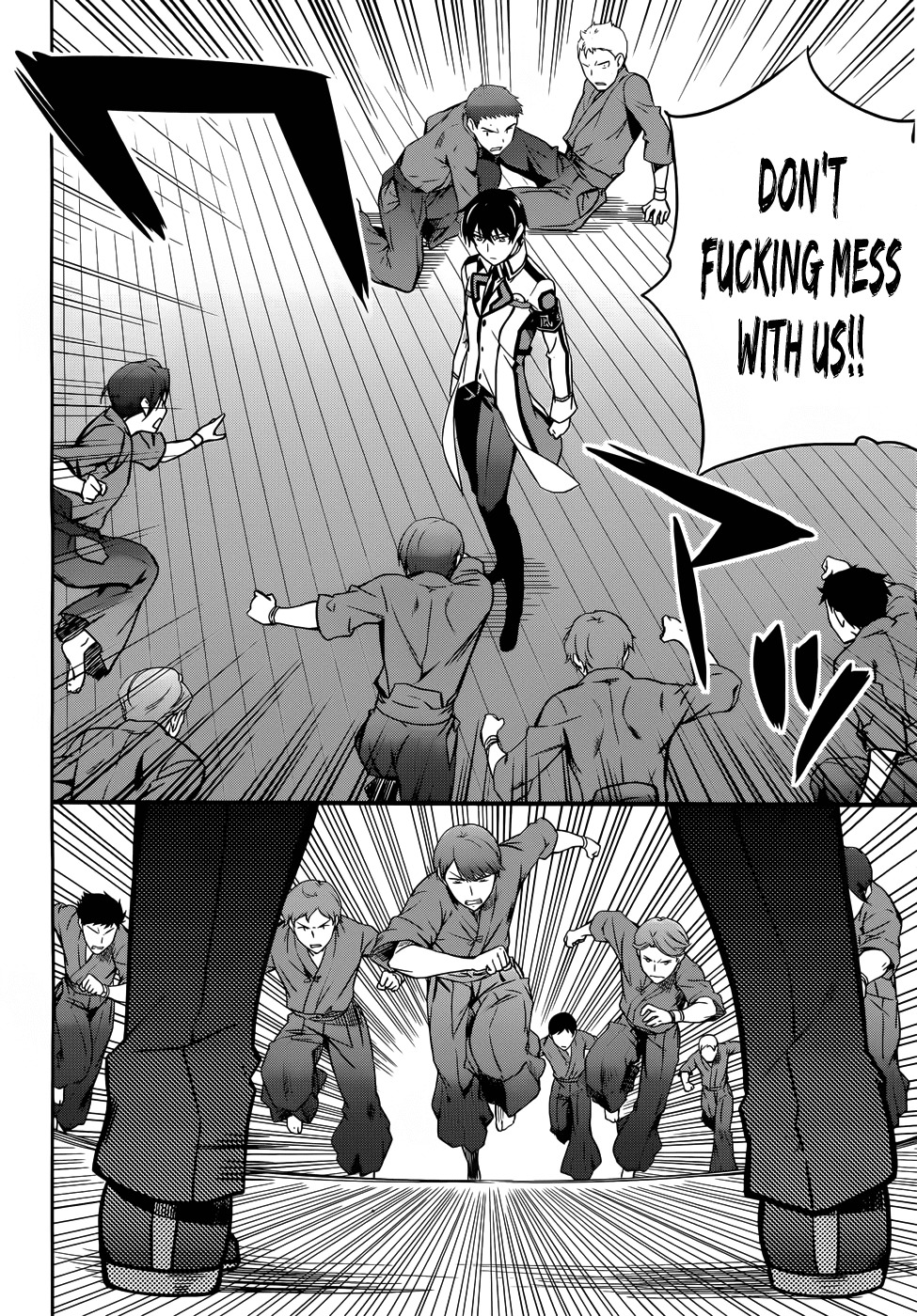 Mahouka Koukou no Rettousei Chapter 11 page 13 - Chapter 11: Trouble ≡ The Beginning, Part 2