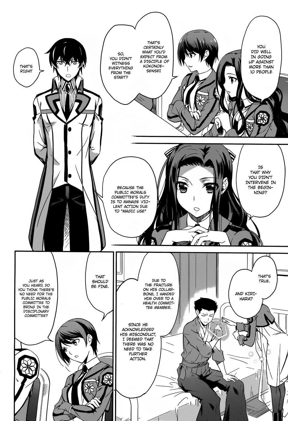 Mahouka Koukou no Rettousei Chapter 11 page 22 - Chapter 11: Trouble ≡ The Beginning, Part 2