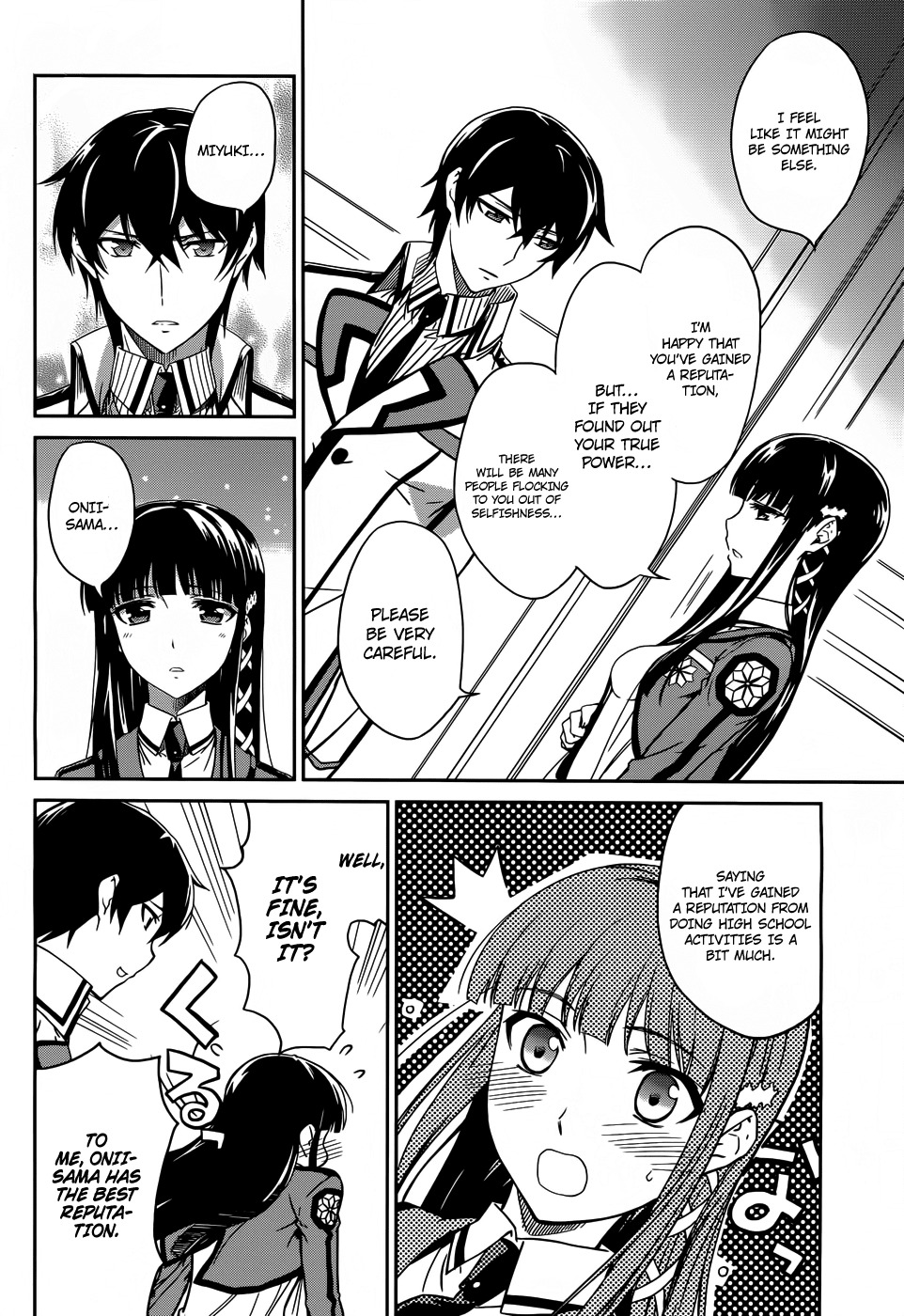 Mahouka Koukou no Rettousei Chapter 12 page 29 - Chapter 12: Hidden Skill