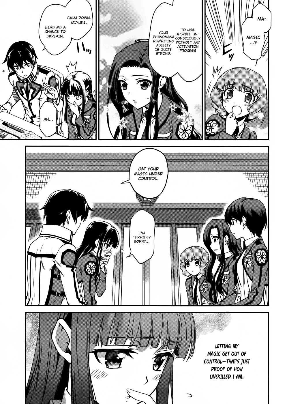 Mahouka Koukou no Rettousei Chapter 13 page 10 - Chapter 13: Secret Organization