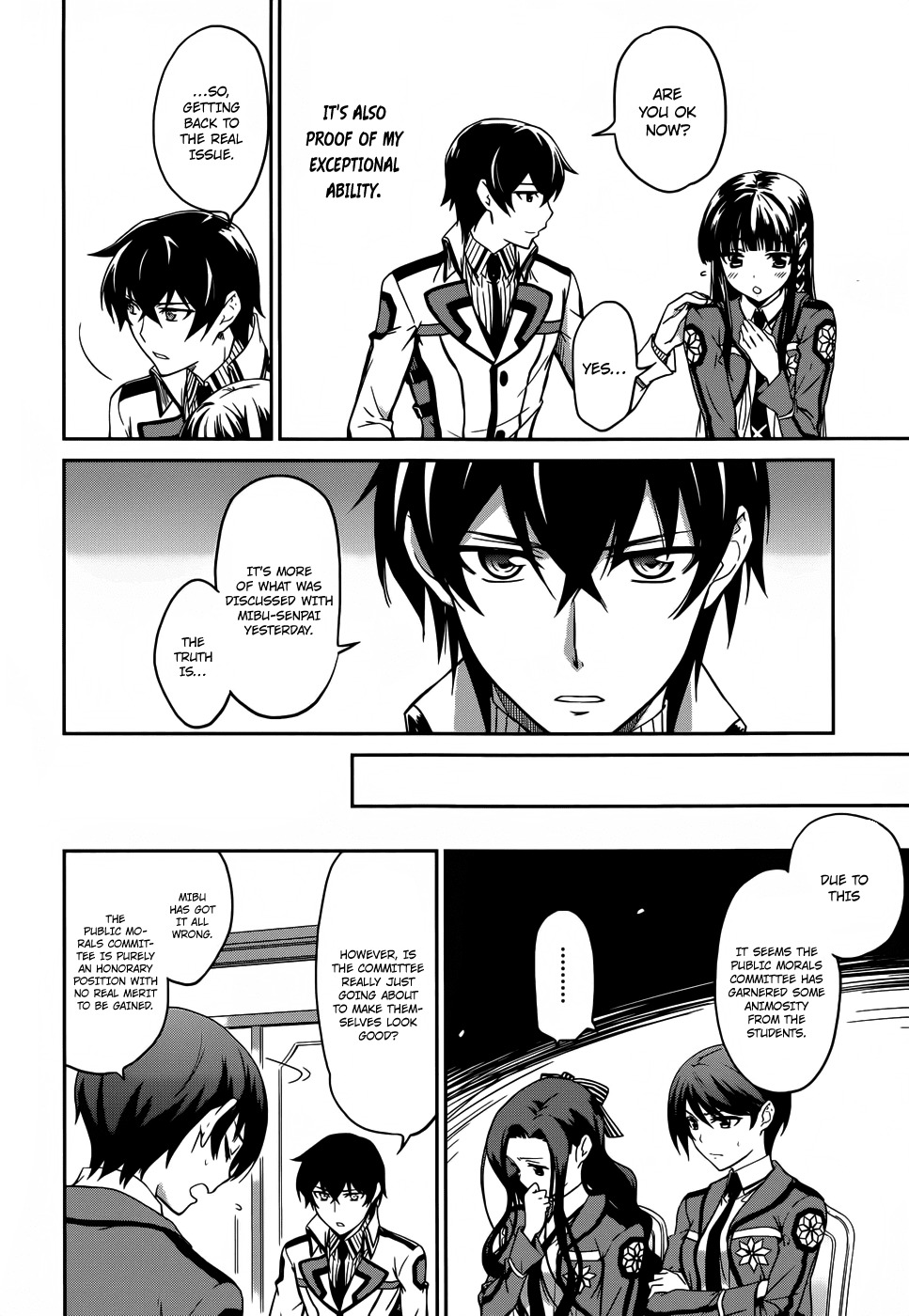 Mahouka Koukou no Rettousei Chapter 13 page 11 - Chapter 13: Secret Organization