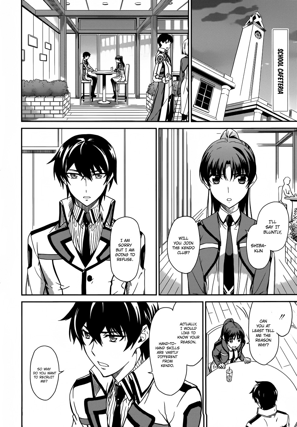Mahouka Koukou no Rettousei Chapter 13 page 3 - Chapter 13: Secret Organization