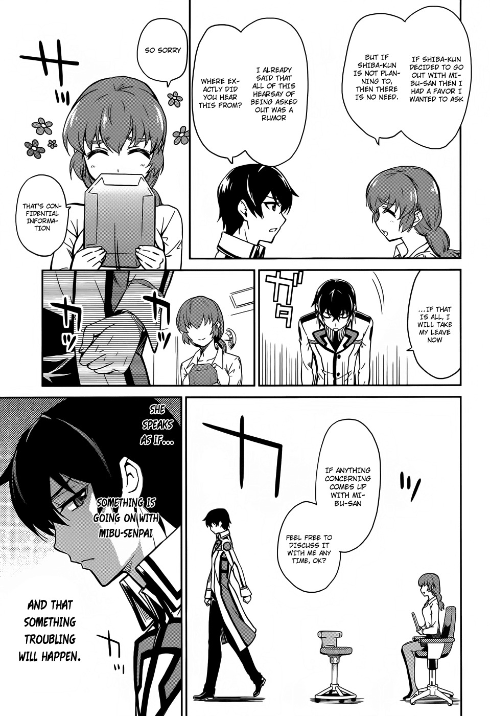 Mahouka Koukou no Rettousei Chapter 14 page 10 - Chapter 14: The Great Cause Of The Terrorists