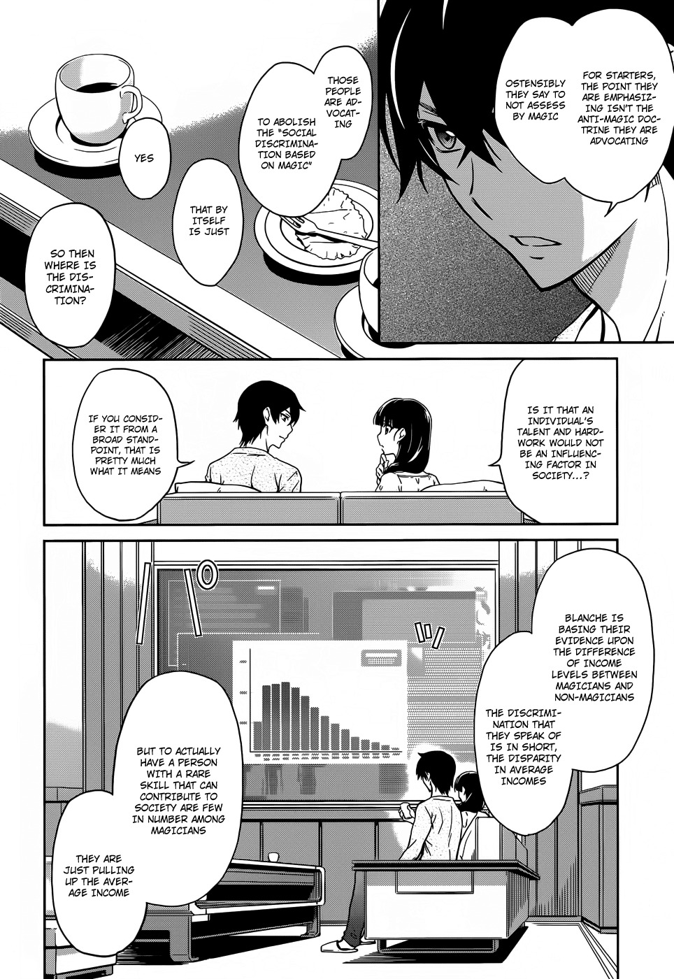 Mahouka Koukou no Rettousei Chapter 14 page 13 - Chapter 14: The Great Cause Of The Terrorists