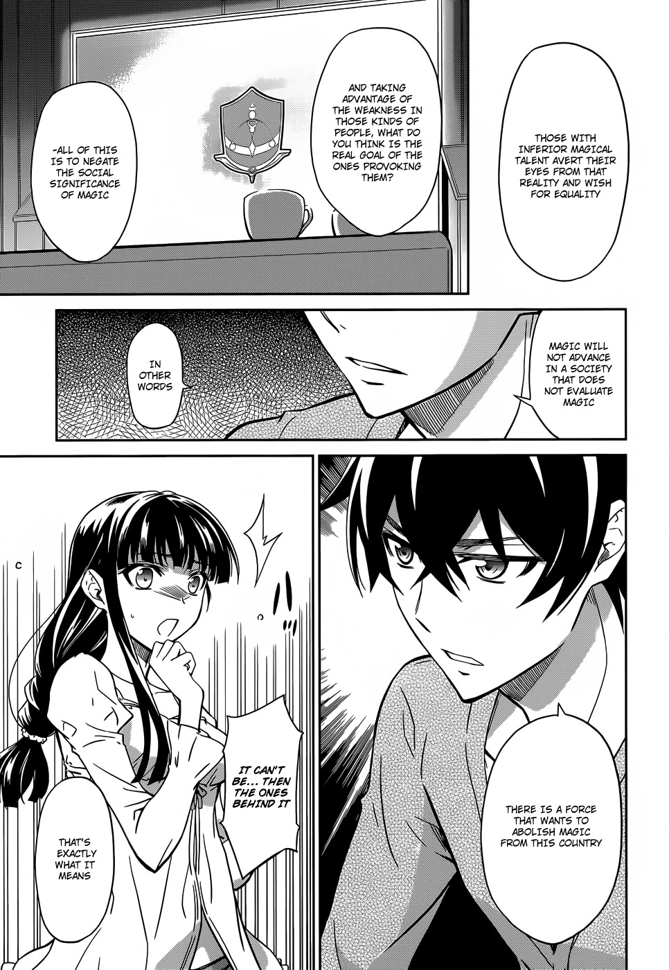 Mahouka Koukou no Rettousei Chapter 14 page 18 - Chapter 14: The Great Cause Of The Terrorists