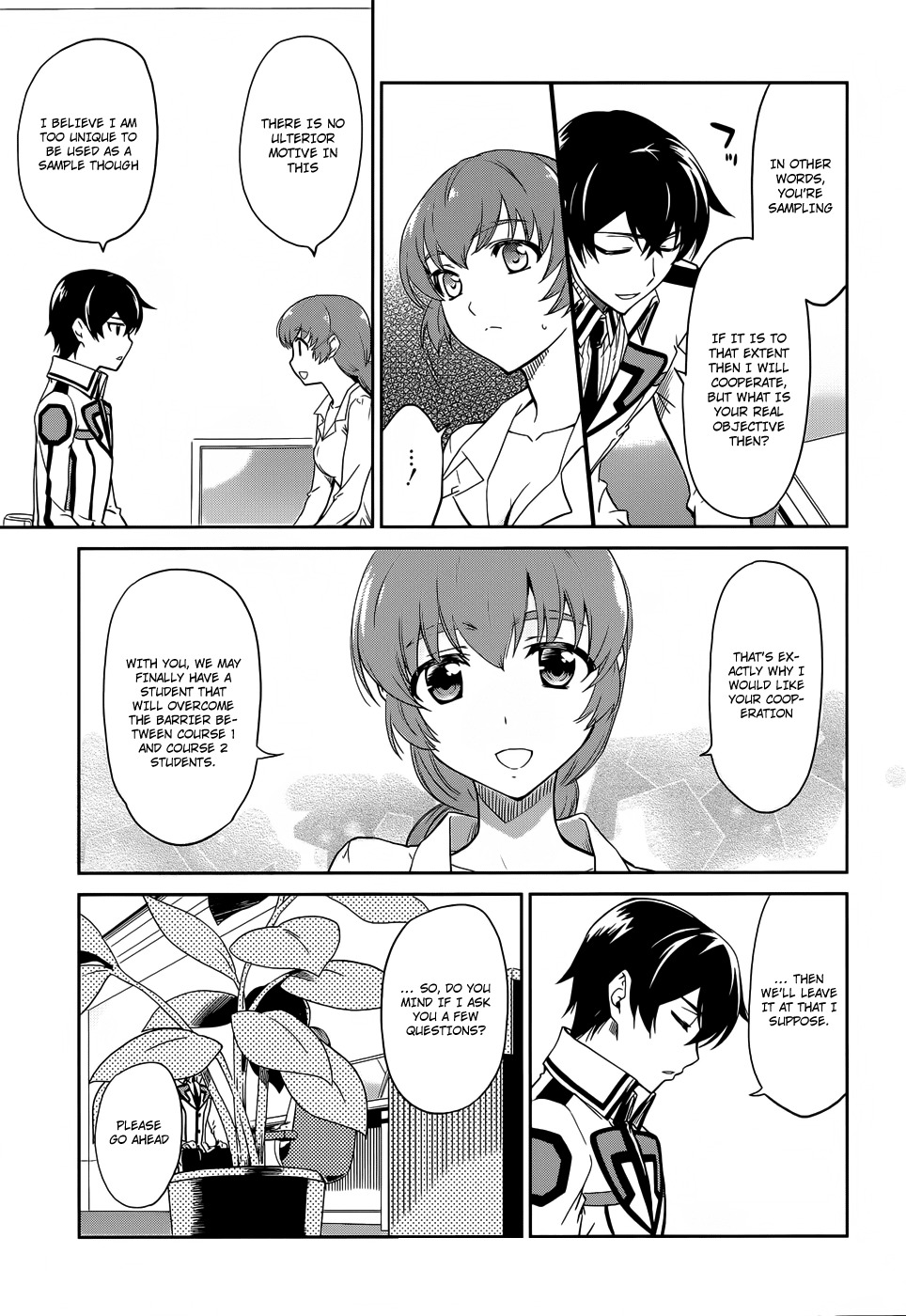 Mahouka Koukou no Rettousei Chapter 14 page 8 - Chapter 14: The Great Cause Of The Terrorists
