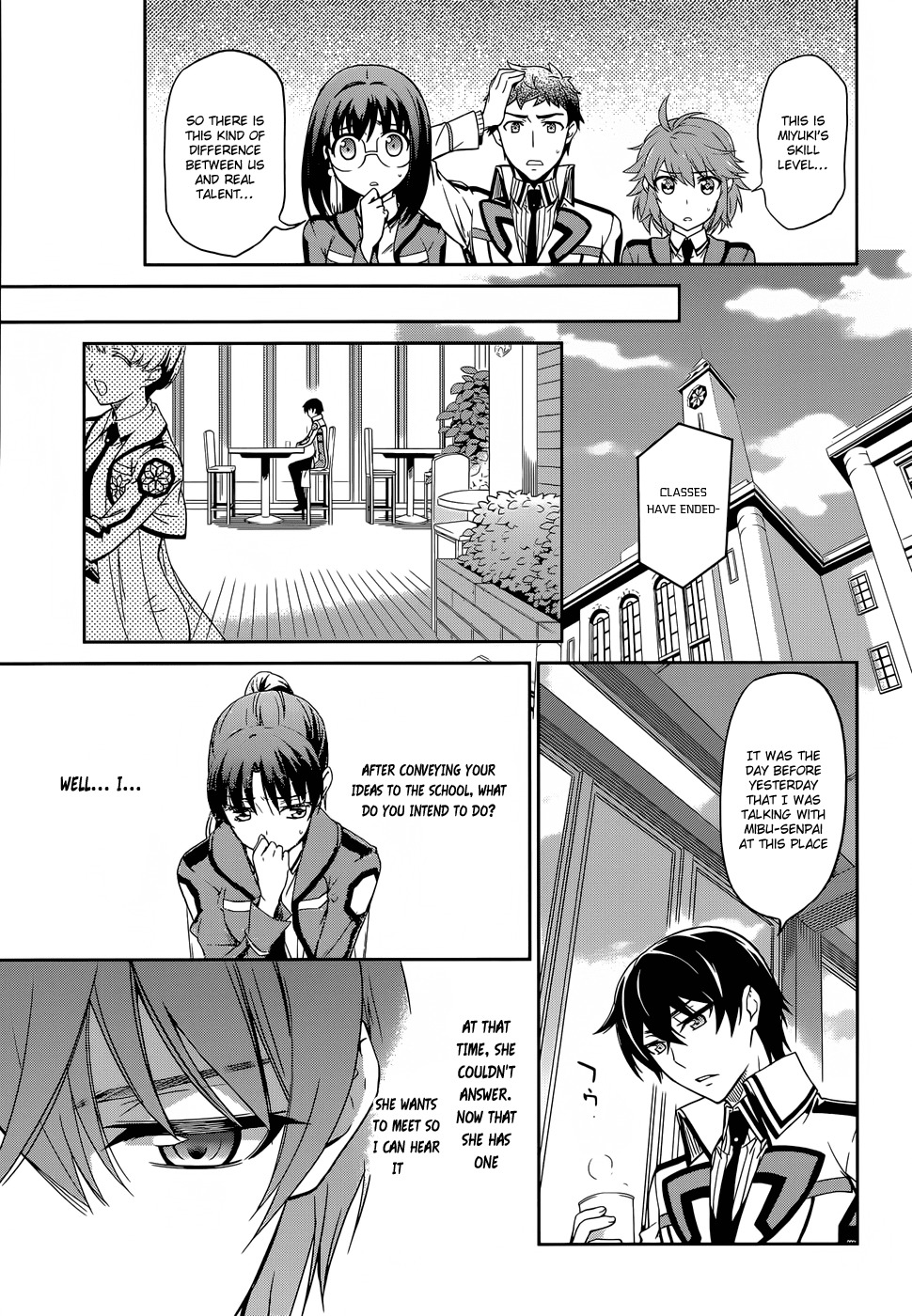 Mahouka Koukou no Rettousei Chapter 15 page 14 - Chapter 15: Breakdown