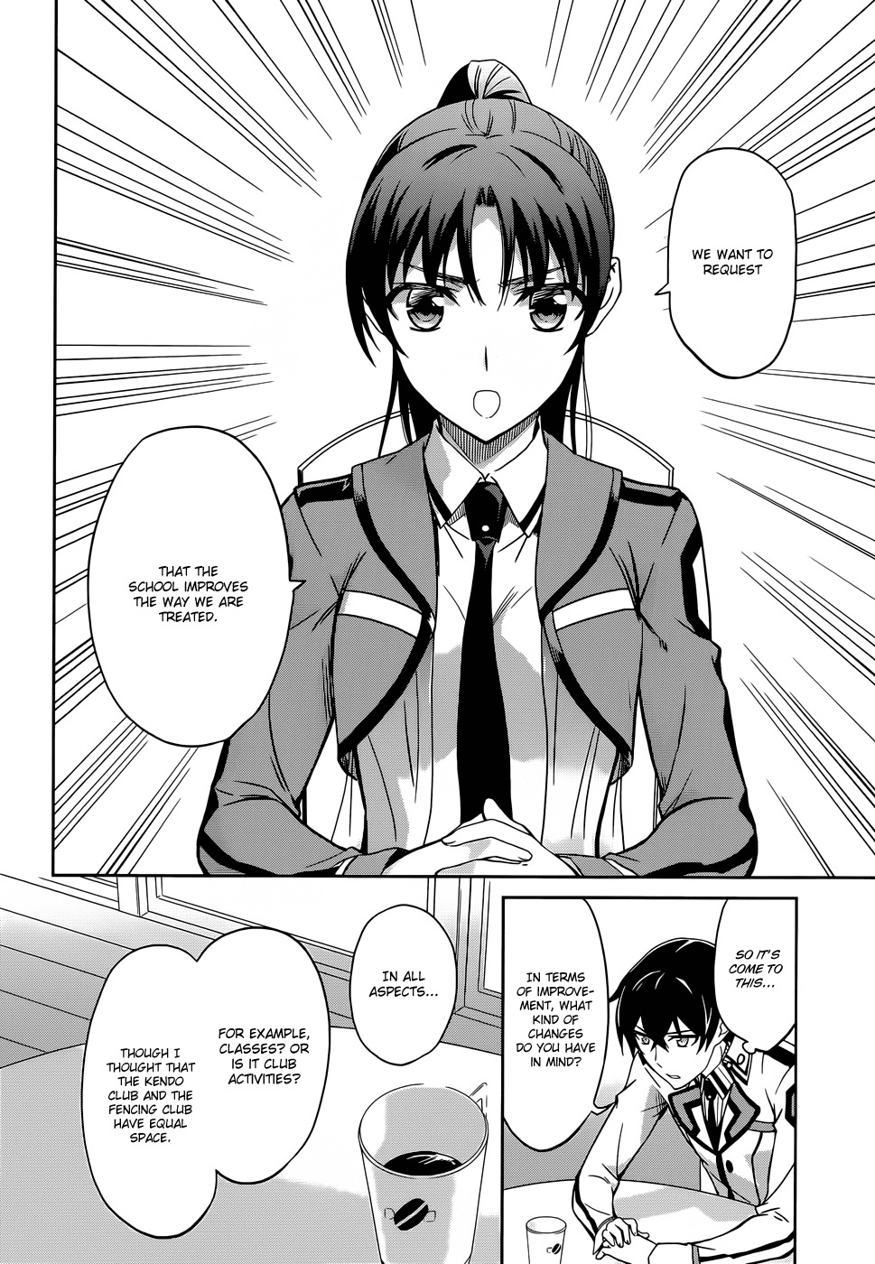 Mahouka Koukou no Rettousei Chapter 15 page 17 - Chapter 15: Breakdown