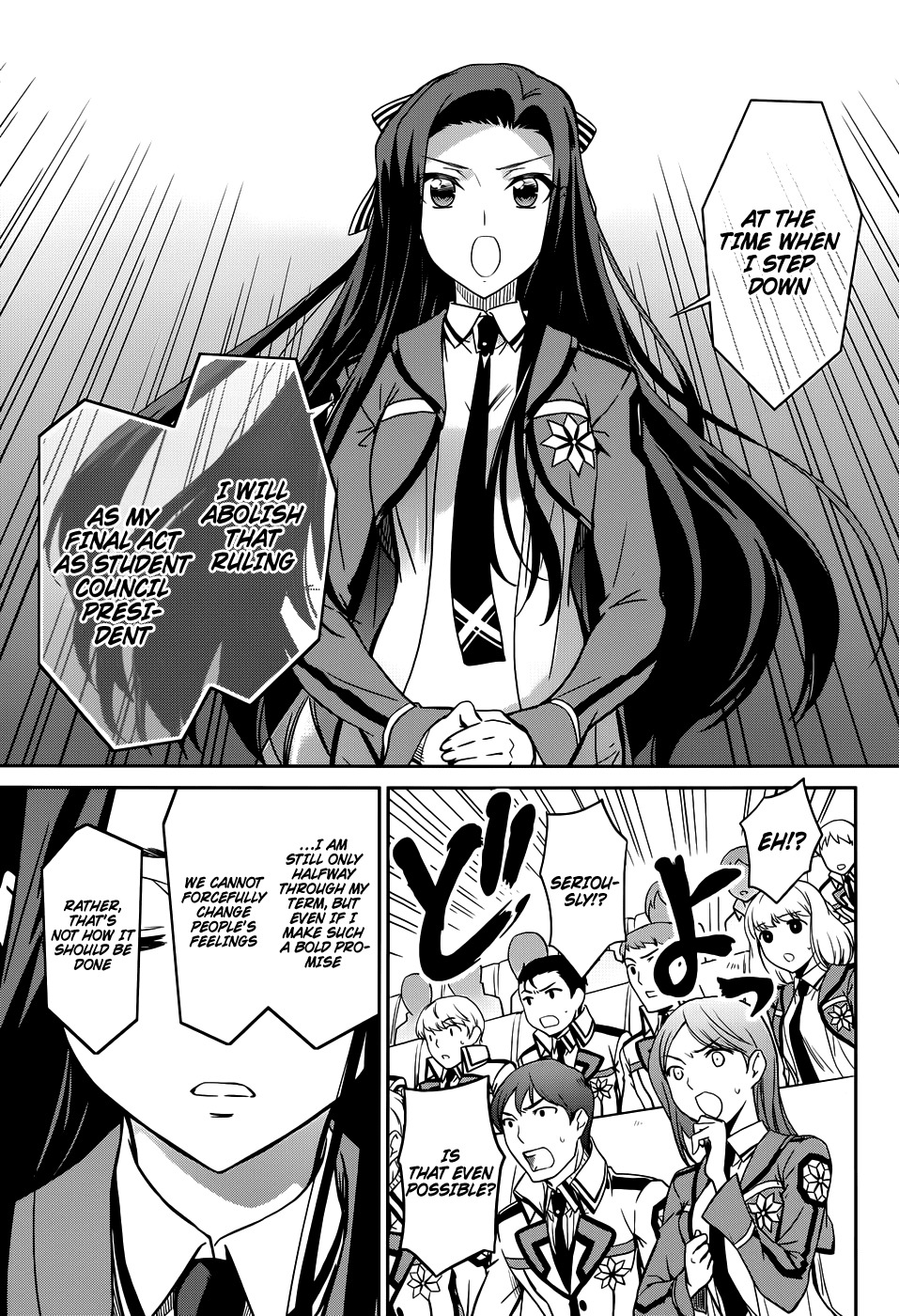 Mahouka Koukou no Rettousei Chapter 16 page 22 - Chapter 16: Making A Stand