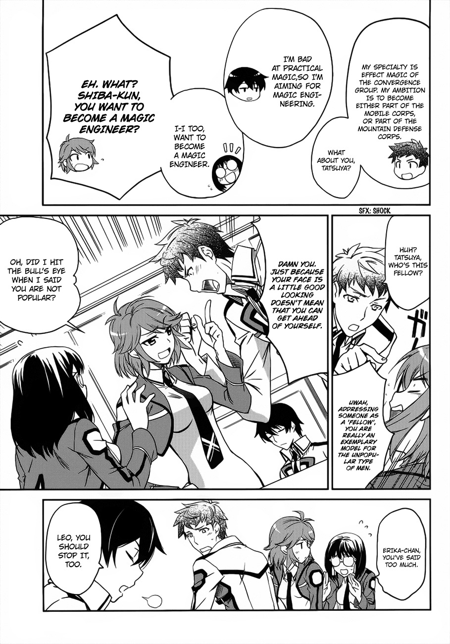 Mahouka Koukou no Rettousei Chapter 3 page 22 - Chapter 3: Trouble