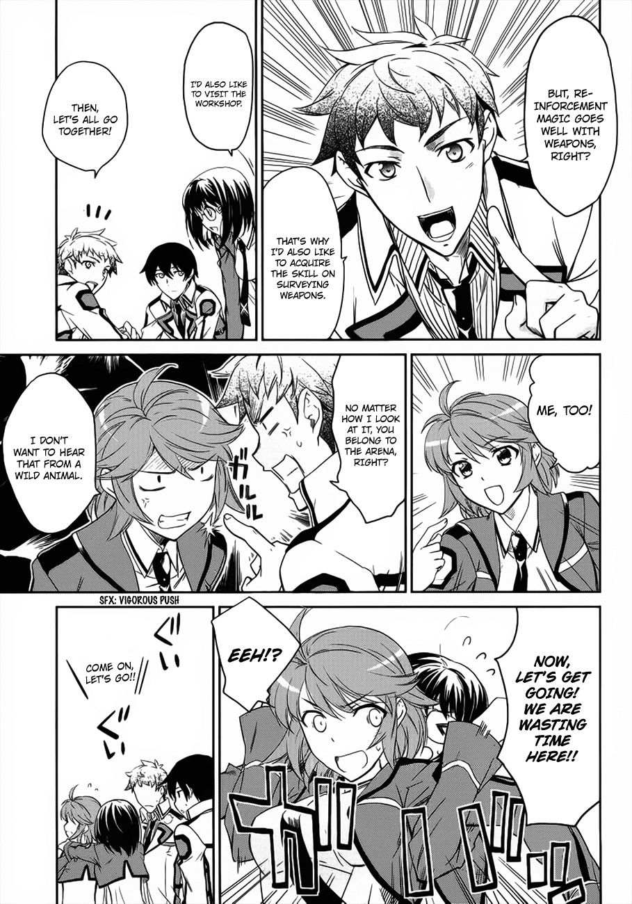 Mahouka Koukou no Rettousei Chapter 3 page 28 - Chapter 3: Trouble