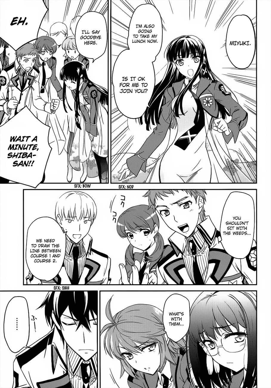 Mahouka Koukou no Rettousei Chapter 3 page 30 - Chapter 3: Trouble