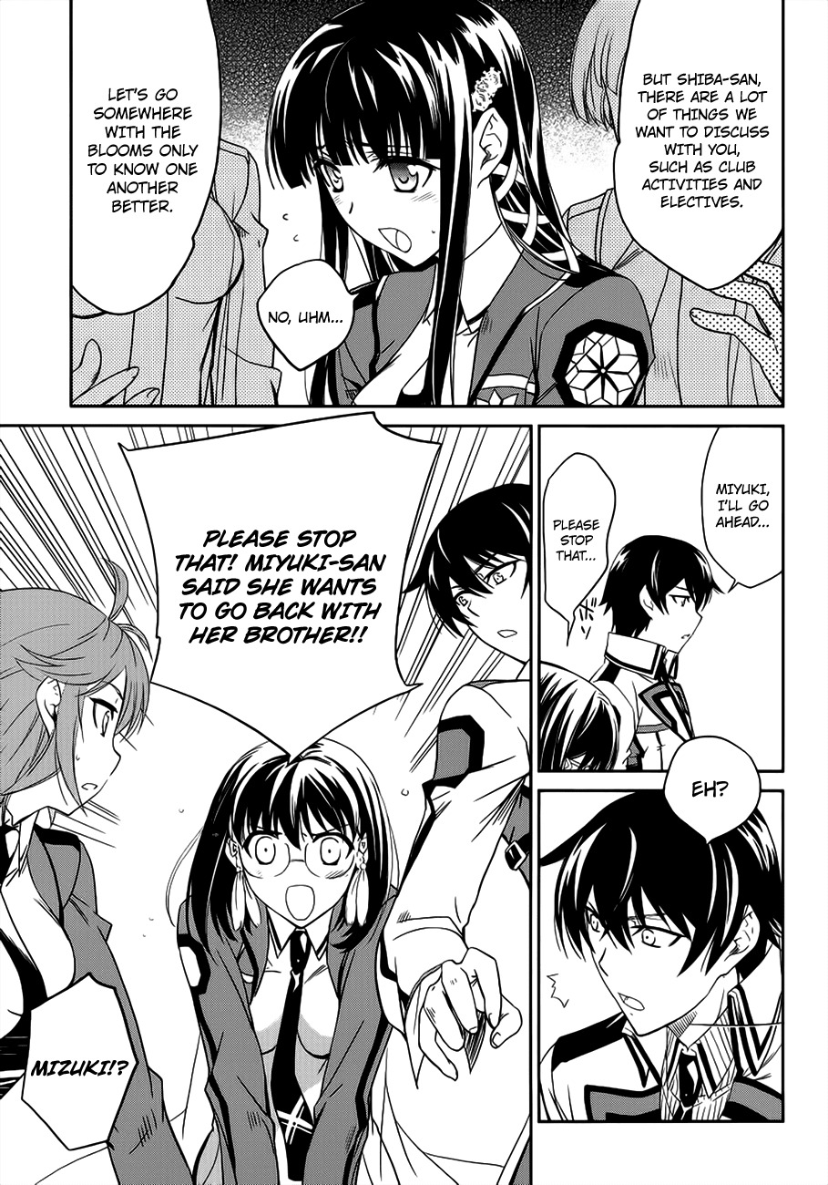 Mahouka Koukou no Rettousei Chapter 3 page 34 - Chapter 3: Trouble