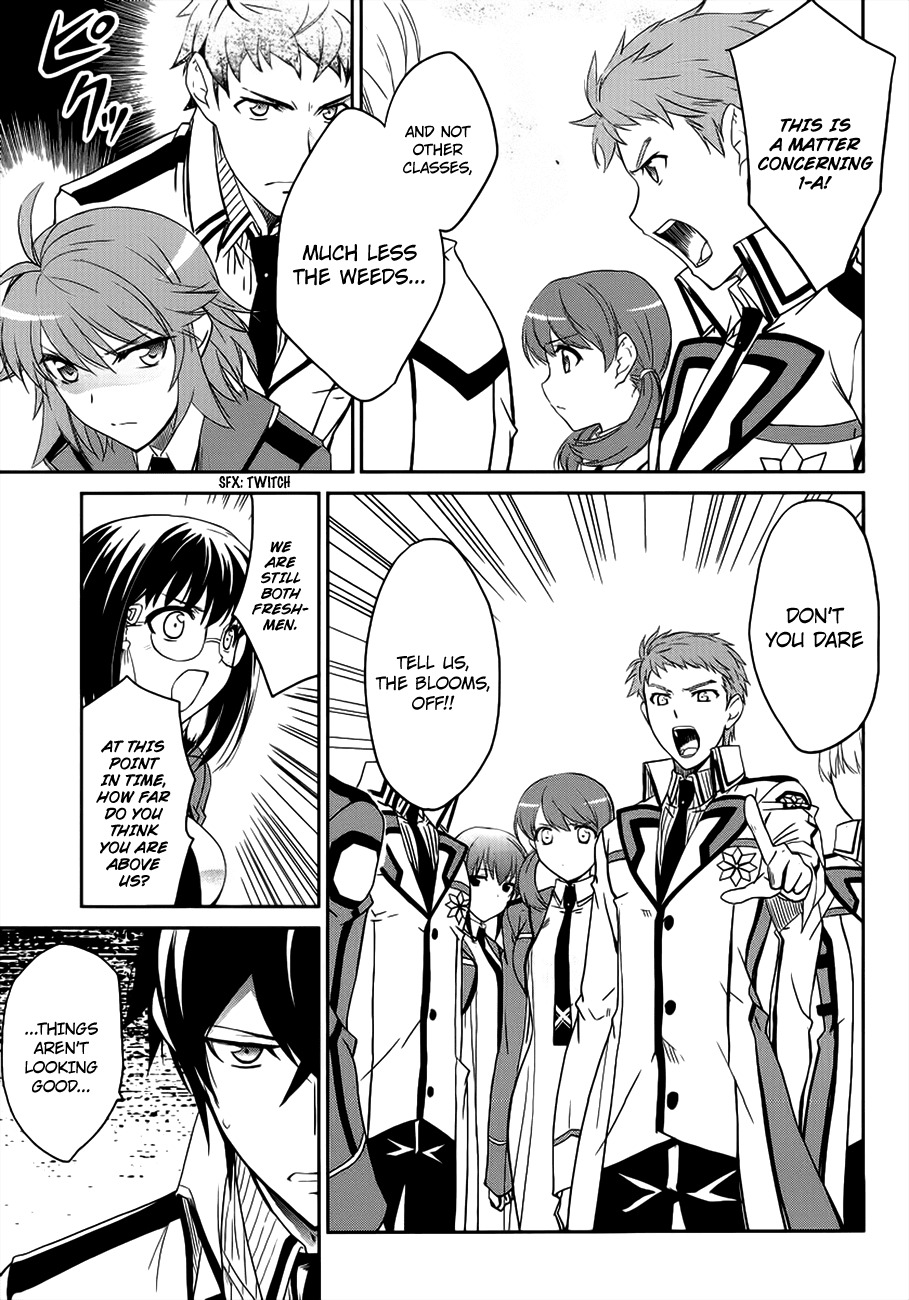 Mahouka Koukou no Rettousei Chapter 3 page 36 - Chapter 3: Trouble