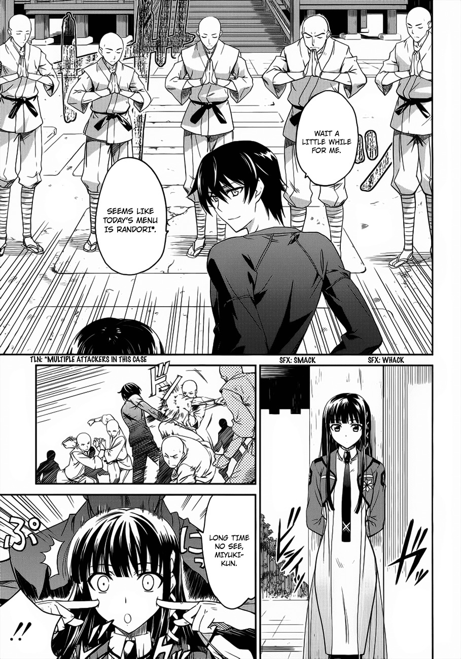 Mahouka Koukou no Rettousei Chapter 3 page 6 - Chapter 3: Trouble