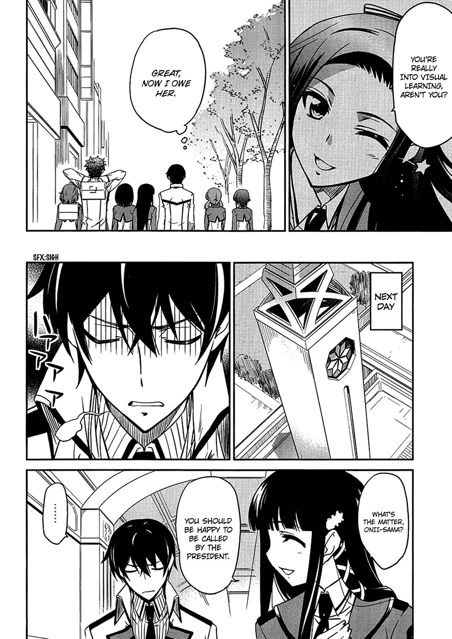 Mahouka Koukou no Rettousei Chapter 4 page 29 - Chapter 4: Invitation