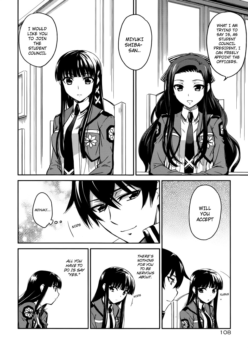 Mahouka Koukou no Rettousei Chapter 5 page 11 - Chapter 5: Nomination And Appointment
