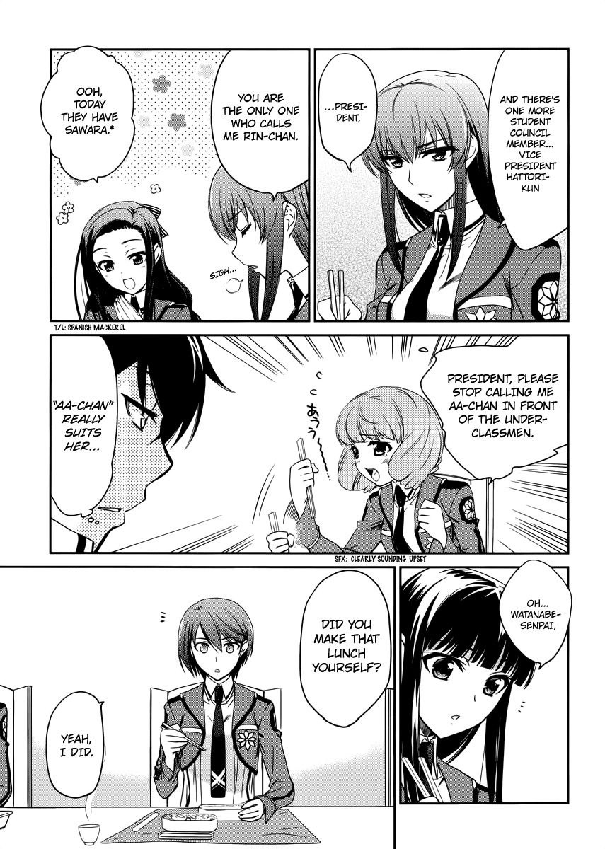 Mahouka Koukou no Rettousei Chapter 5 page 6 - Chapter 5: Nomination And Appointment