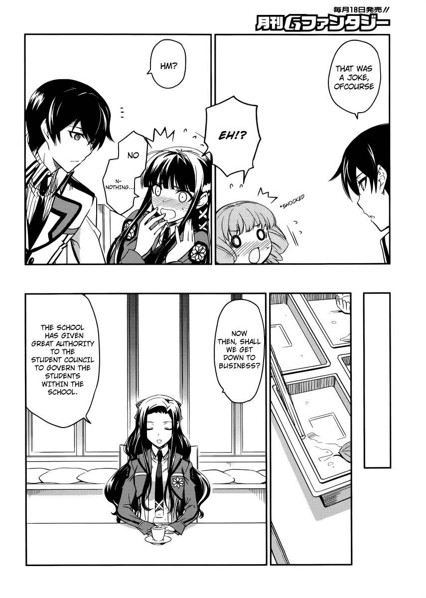 Mahouka Koukou no Rettousei Chapter 5 page 9 - Chapter 5: Nomination And Appointment
