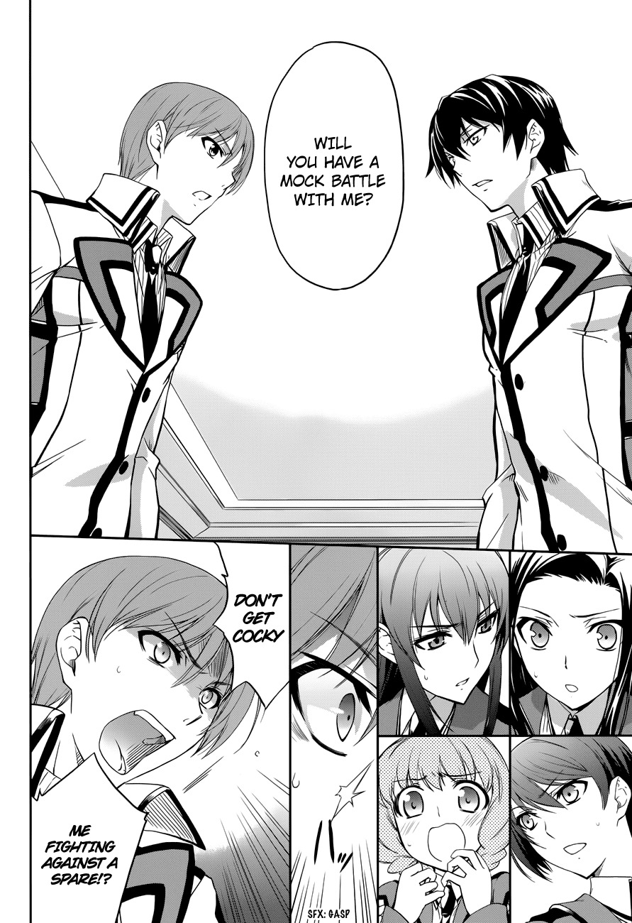 Mahouka Koukou no Rettousei Chapter 6 page 13 - Chapter 6: Provocation ☠ Provocation