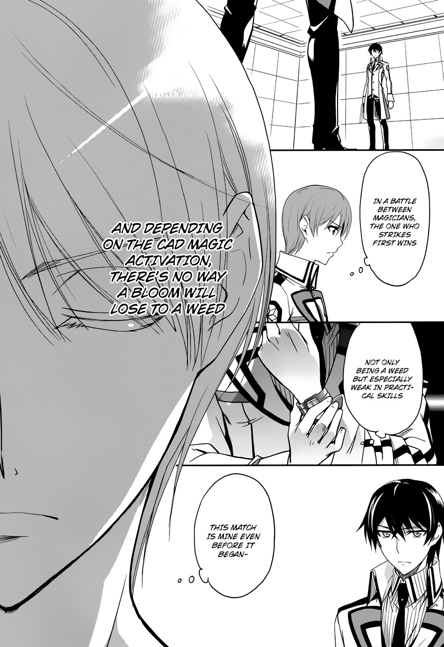 Mahouka Koukou no Rettousei Chapter 6 page 20 - Chapter 6: Provocation ☠ Provocation