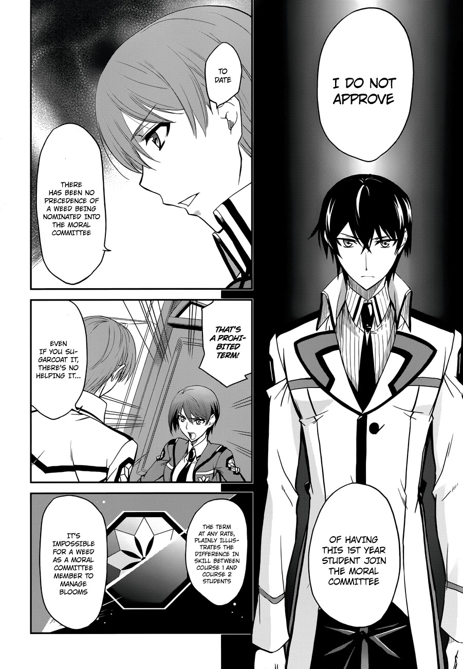 Mahouka Koukou no Rettousei Chapter 6 page 7 - Chapter 6: Provocation ☠ Provocation