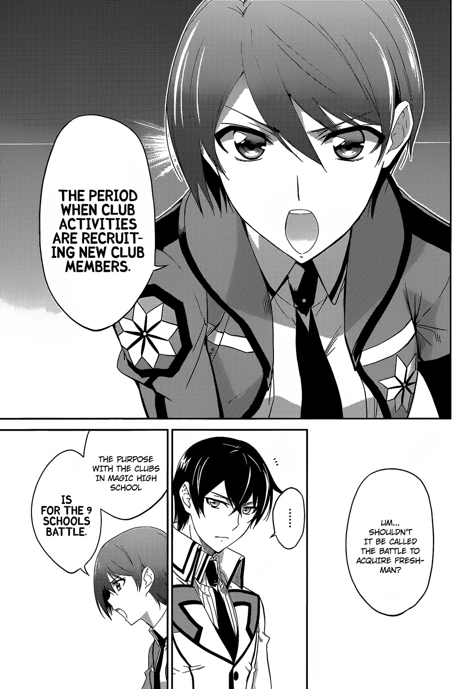 Mahouka Koukou no Rettousei Chapter 9 page 6 - Chapter 9: First Job