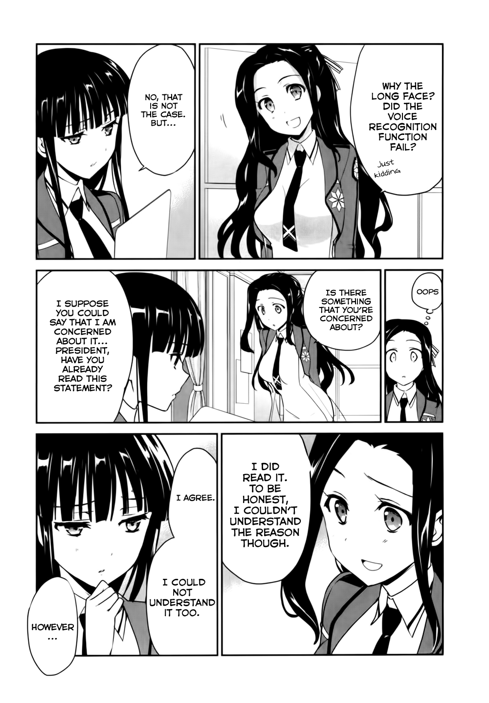 Mahouka Koukou no Yuutousei Chapter 12 page 14 - Chapter 12: Chapter 12