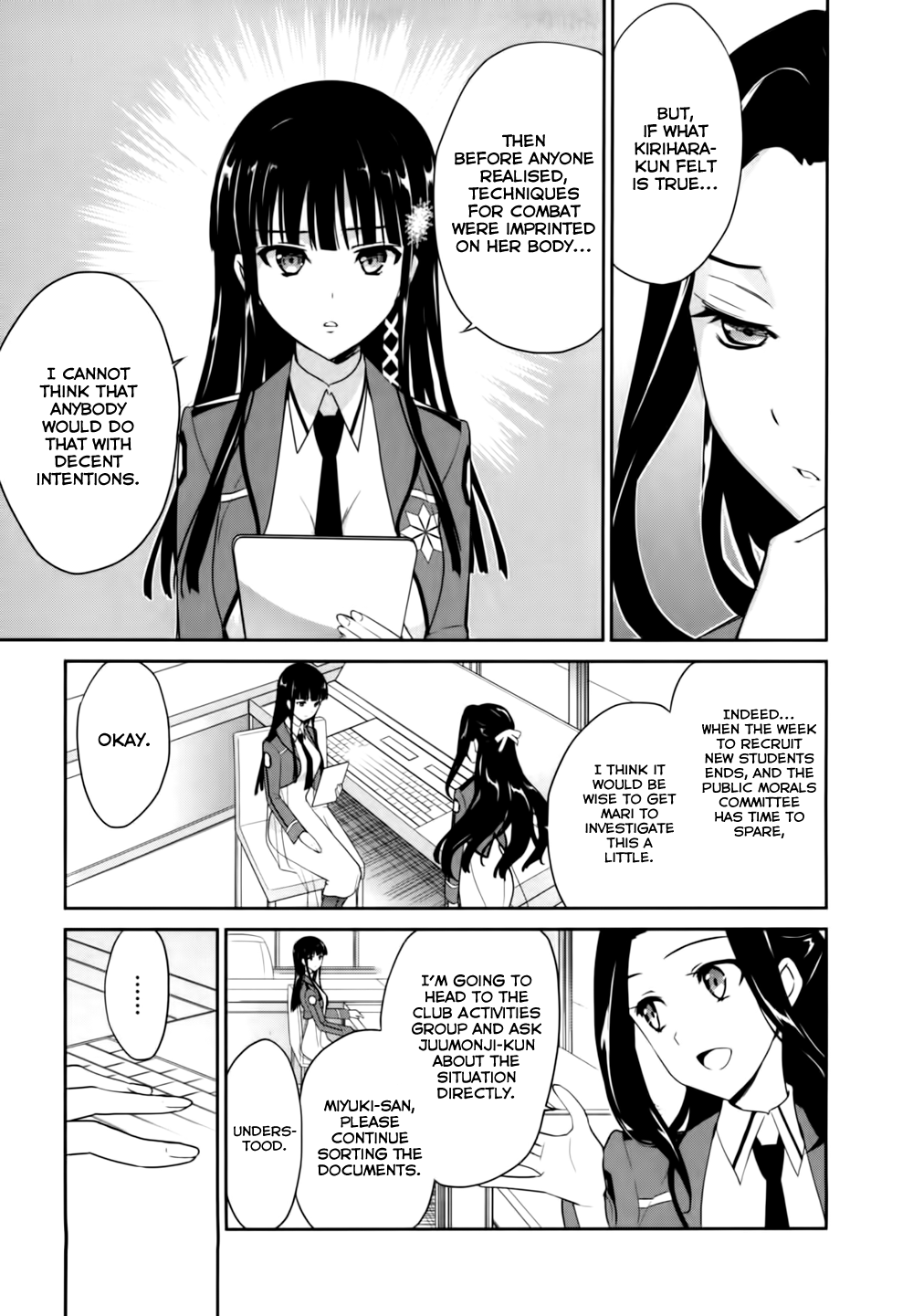 Mahouka Koukou no Yuutousei Chapter 12 page 16 - Chapter 12: Chapter 12