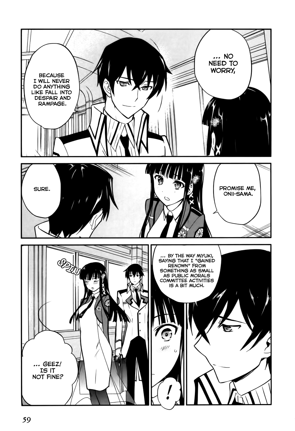 Mahouka Koukou no Yuutousei Chapter 14 page 12 - Chapter 14: Chapter 14